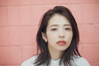 セミロング カラー ヘアアレンジ ボブ/暖色/透明 感カラー/Sachiのヘアスタイル