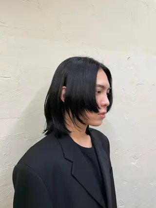 ミディアム ︎︎ yoshikiのヘアスタイル
