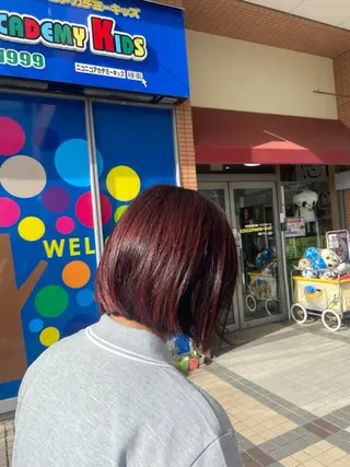 カラー ブリーチカラー/ わきたちえ🌻のヘアスタイル