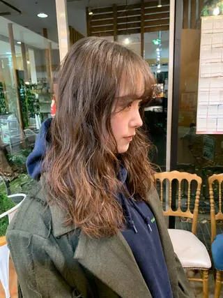 ロング 加藤 凌のヘアスタイル