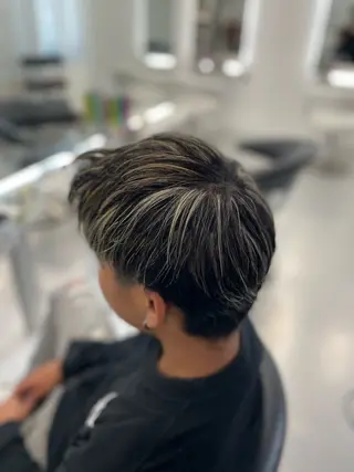 カラー メンズ 野崎 孝章のヘアスタイル