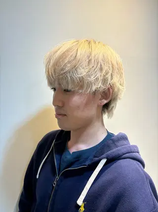 ミディアム メンズ パーマモデル大募集❕ /HAJIMEのヘアスタイル