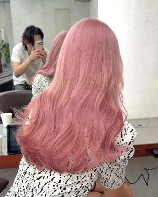 ロング カラー nico TOKYO 渋谷所属・ハイトーンブリーチ 特化🌈フジタハルキのヘアスタイル