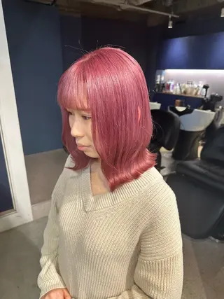 ミディアム カラー 💖ハイライト/ハイ トーン💖MIKIのヘアスタイル