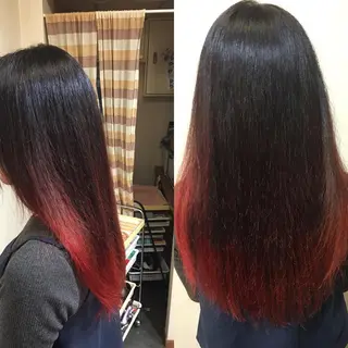 ロング カラー デザインカラー/ 推しの配色 肥後のヘアスタイル