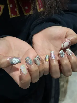 ネイル hinako /個性派ニュアンスのネイルデザイン