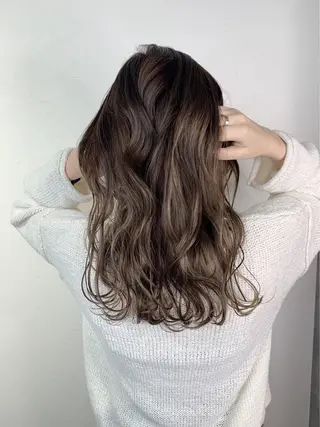 セミロング 渋谷/ハッシュ レイヤーカット/会田のヘアスタイル