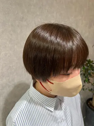 ショート カラー letterby novel はるみのヘアスタイル