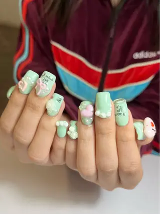 ネイル ☆ -ˋˏ ⋆Oli nailෆ ̖́-のネイルデザイン