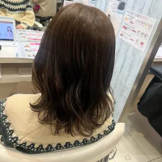 セミロング 【髪質改善カラー】 あむ·. ⟡ 🖤のヘアスタイル