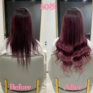 ショート シールエクステ ♡SAORI♡のヘアスタイル