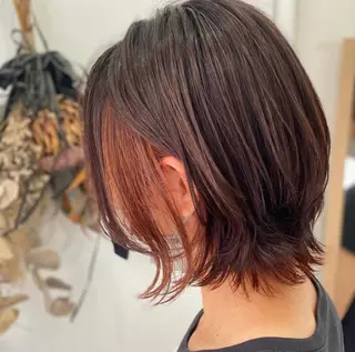 カラー 大島 千怜のヘアスタイル