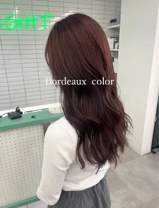 セミロング Ⓜ︎iyu🌊/ハイ ライト/海外風カラーのヘアスタイル