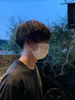 メンズ 山口稜太 メンズ/波巻きパーマのヘアスタイル