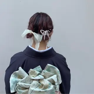 ショート ヘアアレンジ 万司 来望のヘアスタイル