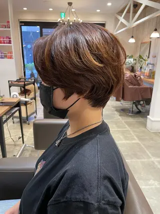 ショート 細沼 葵のヘアスタイル