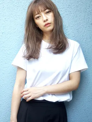 ミディアム カラー 永野 正芳のヘアスタイル