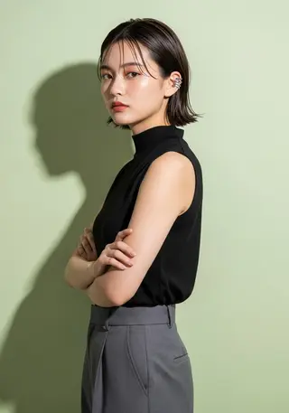 ショート Halo/長居美容室 ショート/ROKIのヘアスタイル