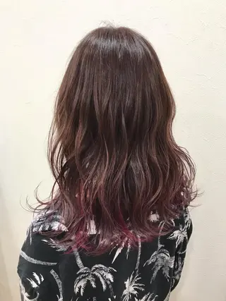 ミディアム カラー 髪質改善×METEO 店長 貞松直也のヘアスタイル