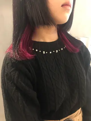 セミロング MIYU💋💖 〈XENA渋谷本店〉のヘアスタイル