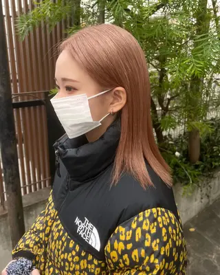 ミディアム カラー belle   表参道　terrace所属・抜きっぱなしブロンド /ハイトーン/カナタのヘアスタイル