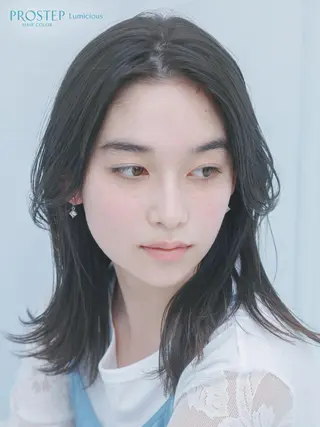 ミディアム カラー ヤマウチ  ヒデキのヘアスタイル