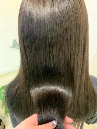 カラー ブリーチしない暖色 カラー🥀杉 優菜のヘアスタイル