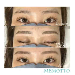 アイブロウ MEMOTTO CHIHIROのマツエク・マツパデザイン