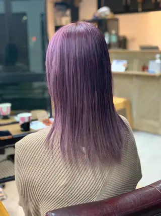 ミディアム カラー ヘアアレンジ マツエク・マツパ アイブロウ Mel hair design所属・Mel【千葉中央】 サイトウのヘアスタイル