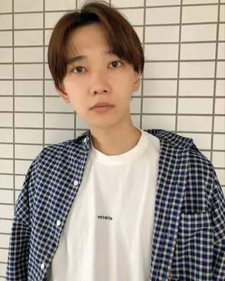 ショート メンズ🍃ナチュラル 韓国風ヘアRENのヘアスタイル