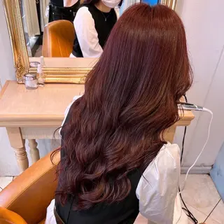 ロング カラー ブリーチなし/暖色/ 透明感/ririkaのヘアスタイル