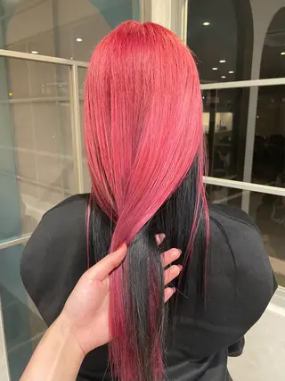 ロング カラー Then所属・mana/ハイトーン /ヘアアレンジ🎀のヘアスタイル