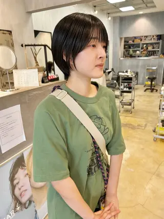 ショート メンズパーマ/ ハイトーン/古川晴輝のヘアスタイル