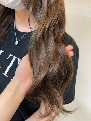 ロング カラー PUUR所属・🍒鈴木 エミリ🍒のヘアスタイル