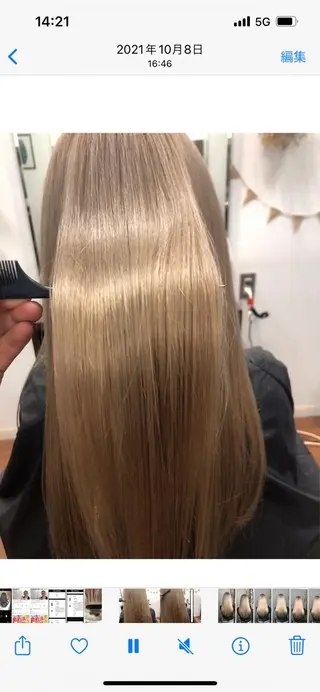 ロング エクステ・髪質改善・ ブリーチ・吉田大介のヘアスタイル