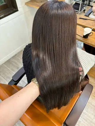 ロング カラー 広島/わかな/ヘア セット/オリーブのヘアスタイル