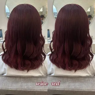 セミロング lovis ゆうあのヘアスタイル