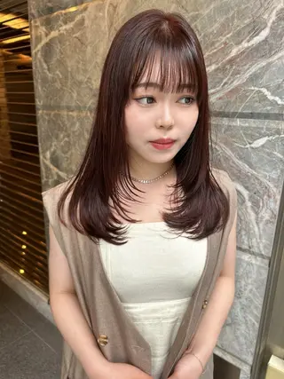 ロング カラー 髪質改善will hairdesignのヘアスタイル