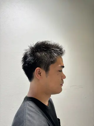 ショート メンズ レイヤーカット/艶髪 /パーマaikoのヘアスタイル