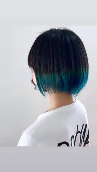 ショート カラー フラム所属・WATANABE MISAKIのヘアスタイル