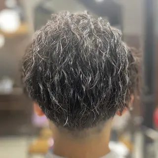 パーマ メンズ わたなべ りょうのヘアスタイル