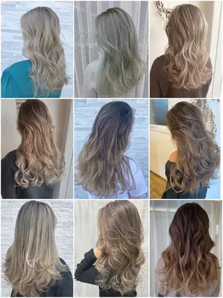 ロング カラー パーマ ヘアアレンジ メンズ キッズ ネイル 美容室 ソンリエのヘアスタイル