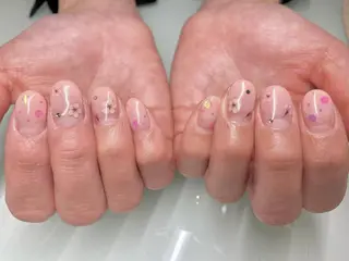 ネイル BABELバベル所属・江戸川橋✨BABEL 【バベル】大人可愛いのネイルデザイン