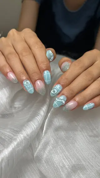 ネイル マンネイル所属・齊 匯楡のネイルデザイン