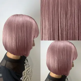 ミディアム ブリーチカラー特化 美容師/𝕐𝕌𝕀のヘアスタイル