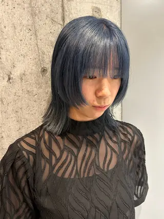 ミディアム カラー 🦖ミニボブ/ボブ /MOEKA🦕のヘアスタイル