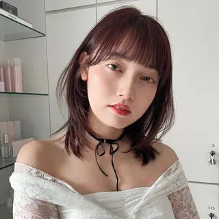 ミディアム 原宿/似合わせ/髪質 改善/レイヤー/優希のヘアスタイル