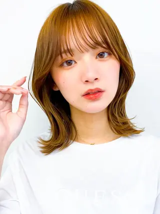 セミロング カラー 🍀髪質改善、カラー TAICHI🍀のヘアスタイル