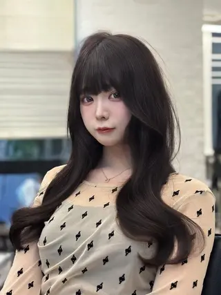 ロング カラー 艶カラー/韓国ヘア 🇰🇷きょんのヘアスタイル