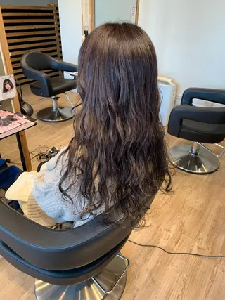 ロング カラー 大久保 隆蔵のヘアスタイル